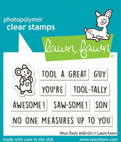 Mice Tools Add-On - Lawn Fawn Stamps