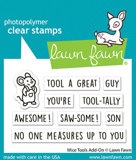 Mice Tools Add-On - Lawn Fawn Stamps