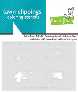 Mice Tools Add-On - Lawn Clippings Coloring Stencils