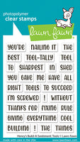 Henry's Build-A-Sentiment: Tools - Lawn Fawn Stamps