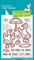 Silly Goose, Rain or Shine! - Lawn Cuts Custom Craft Dies