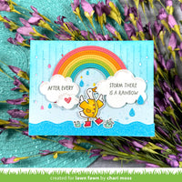 Rainbow Sentiments - Lawn Fawn Stamps