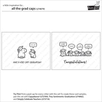 All the Grad Caps - Lawn Fawn Stamps