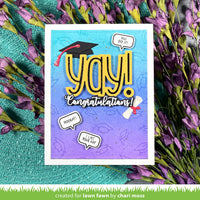 All the Grad Caps - Lawn Fawn Stamps