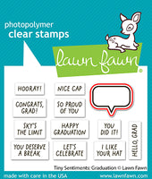 Tiny Sentiments: Graduation - Lawn Cuts Custom Craft Dies