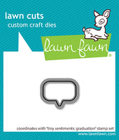 Tiny Sentiments: Graduation - Lawn Cuts Custom Craft Dies