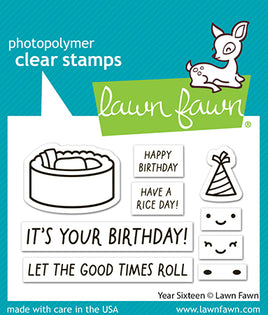 Year Sixteen - Lawn Fawn Stamps