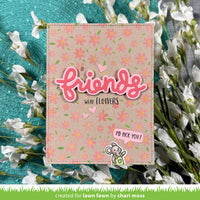 Scripty Friends Outline Add-On - Lawn Cuts Custom Craft Dies