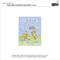 Rainy Day Backdrop: Portrait - Lawn Cuts Custom Craft Dies