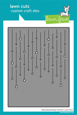 Rainy Day Backdrop: Portrait - Lawn Cuts Custom Craft Dies