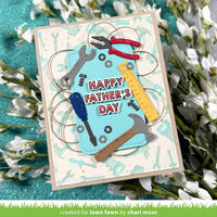 Tool Time Background - Lawn Clippings Coloring Stencils