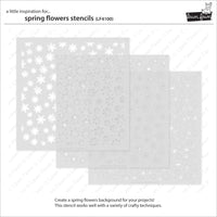 Spring Flowers - Lawn Clippings Coloring Stencils
