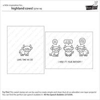 Highland Cows! - Lawn Fawn Stamps