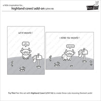 Highland Cows! - Lawn Fawn Add-On Stamps