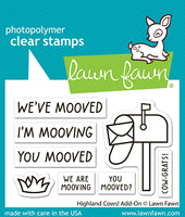 Highland Cows! - Lawn Fawn Add-On Stamps