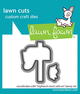 Highland Cows! - Lawn Cuts Custom Craft Add-On Dies
