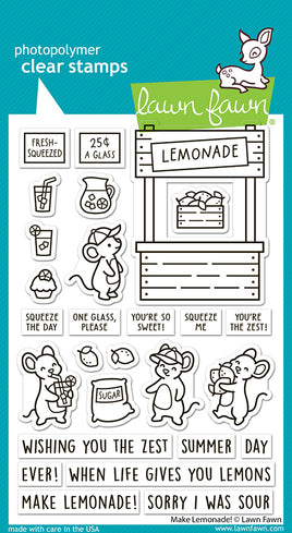 Make Lemonade! - Lawn Fawn Stamps