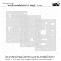 Make Lemonade! - Lawn Clippings Coloring Stencil