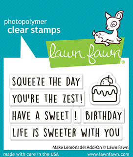 Make Lemonade! - Lawn Fawn Add-On Stamps