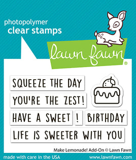 Make Lemonade! - Lawn Fawn Add-On Stamps