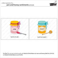 Jam and Honey Sentiments - Lawn Fawn Stamps