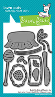 Build-A-Drink Mason Jar Jam and Honey - Lawn Cuts Custom Craft Add-On Dies