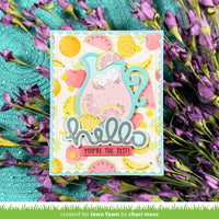 Scripty Hello Outline - Lawn Cuts Custom Craft Dies