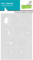 Bubbles of Joy - Lawn Clippings Coloring Stencil