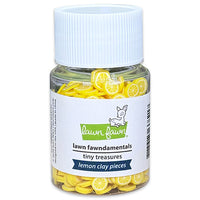 Lemon Clay Pieces - Lawn Fawn Fundamentals Tiny Treasures