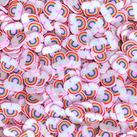 Rainbow Clay Pieces - Lawn Fawn Fundamentals Tiny Treasures