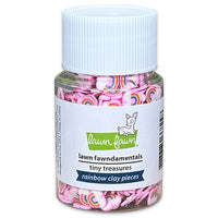 Rainbow Clay Pieces - Lawn Fawn Fundamentals Tiny Treasures