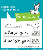 I Like Cute Moths - Add-On Stamp