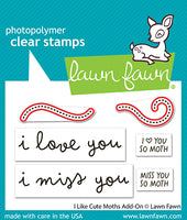 I Like Cute Moths - Add-On Die