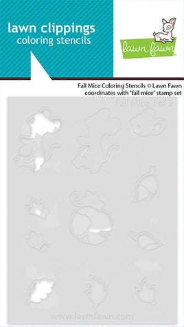 Fall Mice - Stencil