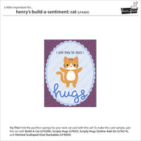 Henry's Build-A-Sentiment: Cat - Clear Stamp