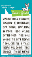 Henry's Build-A-Sentiment: Cat - Clear Stamp