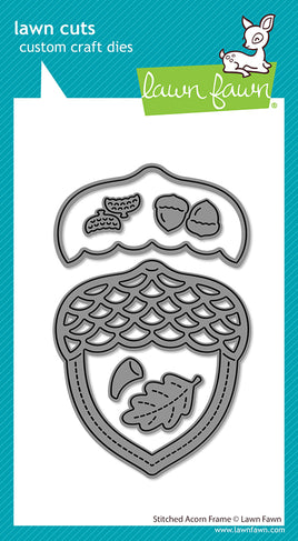 Stitched Acorn Frame - Die