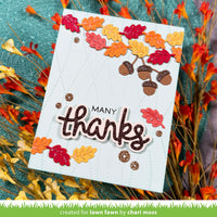 Leaf and Acorn Border - Die
