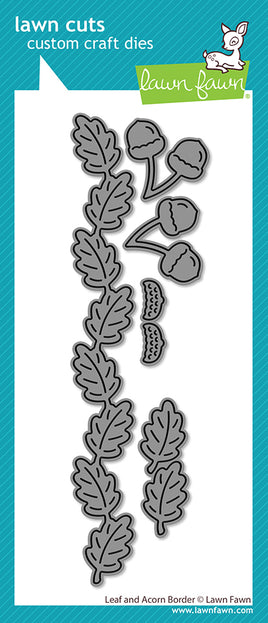 Leaf and Acorn Border - Die