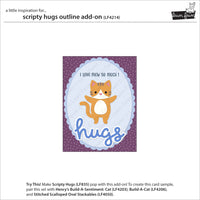 Scripty Hugs Outline Add-On - Die