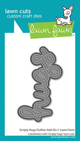Scripty Hugs Outline Add-On - Die