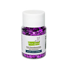 purple stars confetti