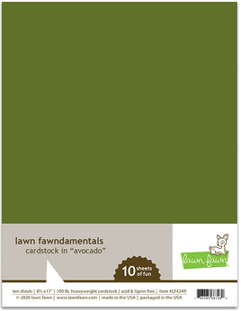 Avocado - 8.5X11 Cardstock