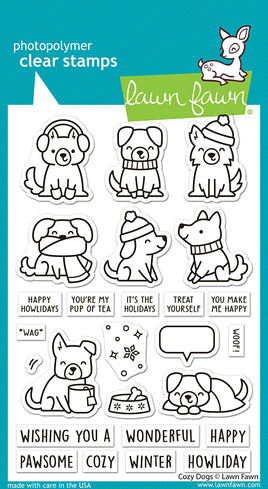 Cozy Dogs - Clear Stamp