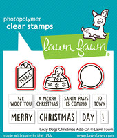Cozy Dogs Christmas Add-On - Die