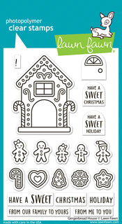 Gingerbread House - Clear Stamp