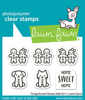 Gingerbread House Add-On - Clear Stamp