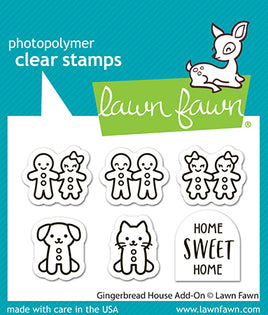 Gingerbread House Add-On - Clear Stamp
