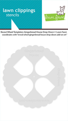 Gingerbread House Drop-Down - Reveal Wheel Templates