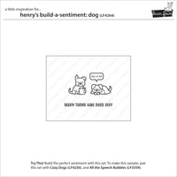 Henry's Build-a-Sentiment: Dog - Clear Stamp